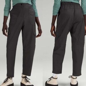 Lululemon Light Utilitech Cargo Pocket High-Rise Pant Graphite Grey 24 W5ENBS